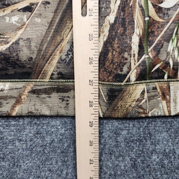 Under Armour Hoodie Mens XL Brown Realtree Max-5 Camo Full Zip Fleece Hunting - Picture 6 of 7